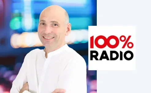 100Radio_Nicolas with logo_493x303px-2
