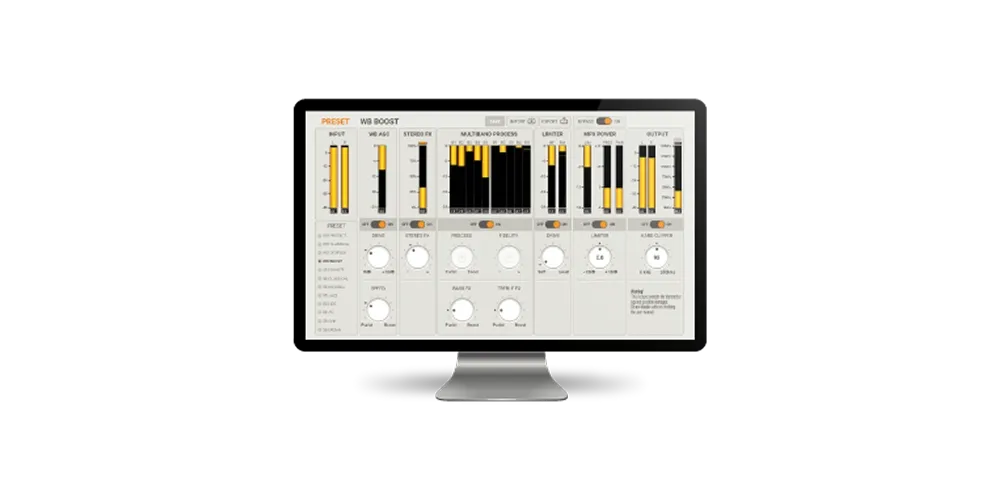 5-Band Sound Processor dashboard