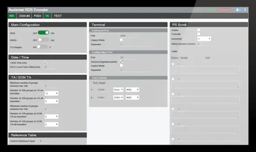 Audemat_RDS_Encoder_GUI_Monitoring