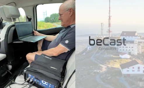 Patrice Albarelli on a drive test with Audemat MC6