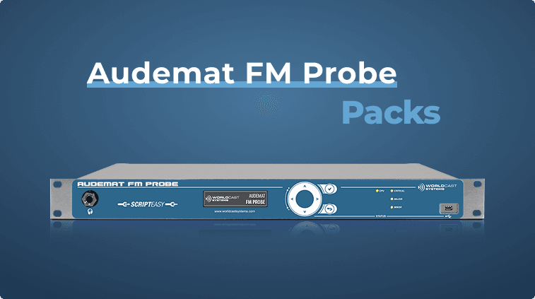 Audemat FM Probe pack - blue background