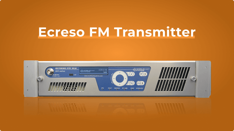 Ecreso FM Transmitter pack - orange background
